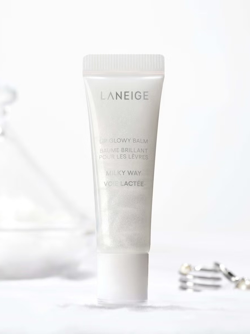 LANEIGE Milky Way Lip Glowy Balm – Sheer Pearl White Shine